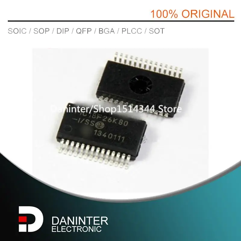

PIC18F26K80-i/ss PIC18F26K80 PIC18F26K80-I/ss новый импорт SSOP28 10 шт./лот