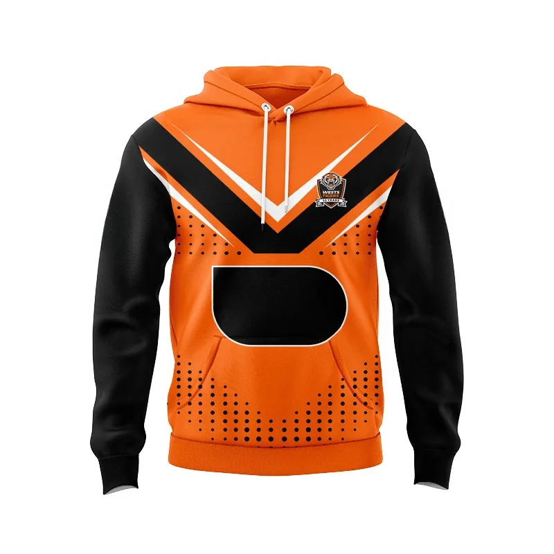 West Tigers/Splicing/Legion/Rugby jerseys, home and away high-quality hoodies; Customizable