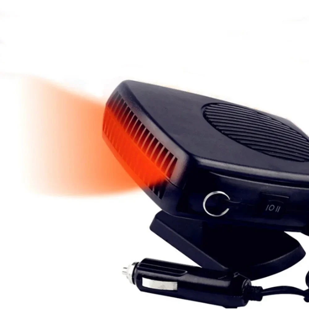 Portable 12V/24V 200W 2 in 1 Car Ceramic Heater Cooler Dryer Fan Heating Defroster Demister_voghion.com