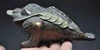 Free shipping 6"old chinese fengshui bronze gilt wealth money coin Toad Bufo Frog lucky statue 6