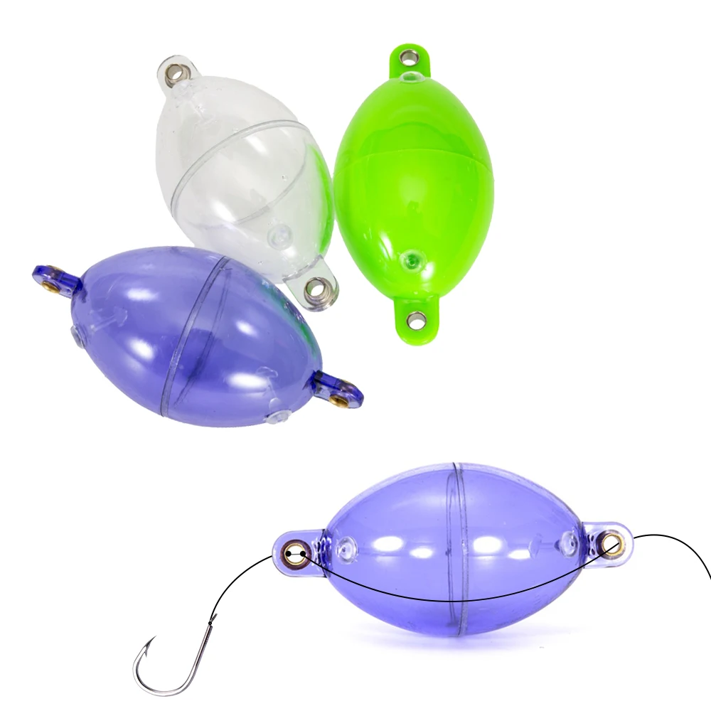 5PcsFishingFloatPVCBoldSnapOnEcoFriendlyLargeOvalFloat