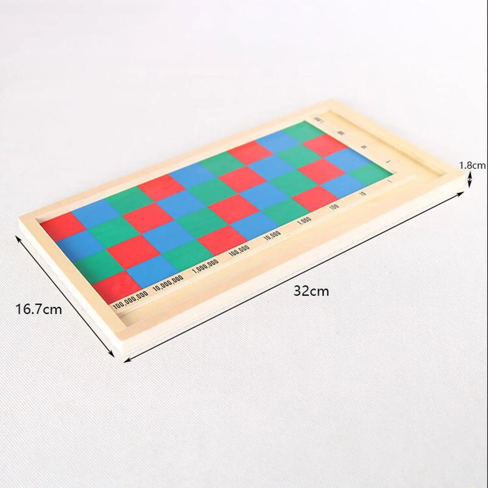 Mathematics Teaching Aids Hands on Ability Wood Mathematics Learning Toy for Travel Home Preschool Kindergarten Children