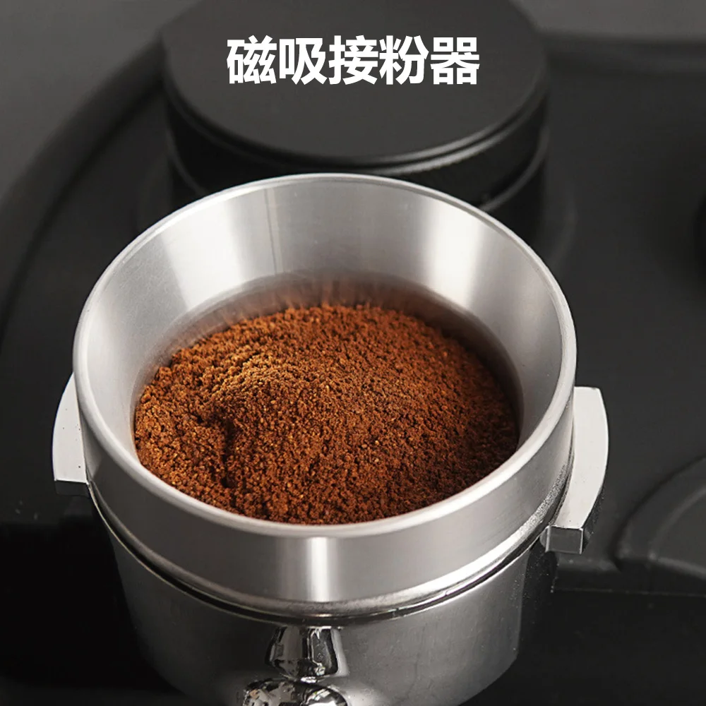 마그네틱 커피 도징 링, Delonghi Breville 포타필터 에스프레소 액세서리, 바리스타 깔때기 도구, 커피웨어, 51mm, 53mm, 58mm