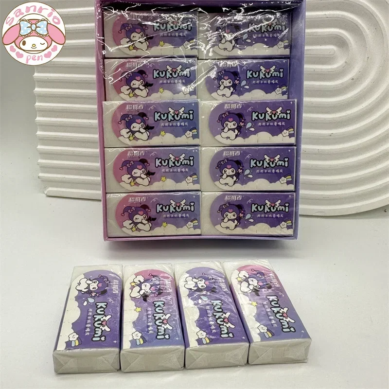 

Sanrio 30pcs Eraser Cartoon Character Modeling Kuromi Anime Student Stationery School Pencil Eraser School Supplies Wholesale