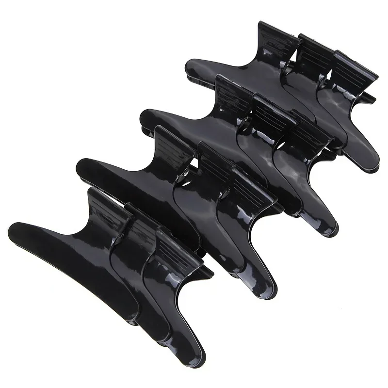 3/5 Pieces of Professional Salon Black Butterfly Hair Clip Split Plastic Hair Clip Styling Tool