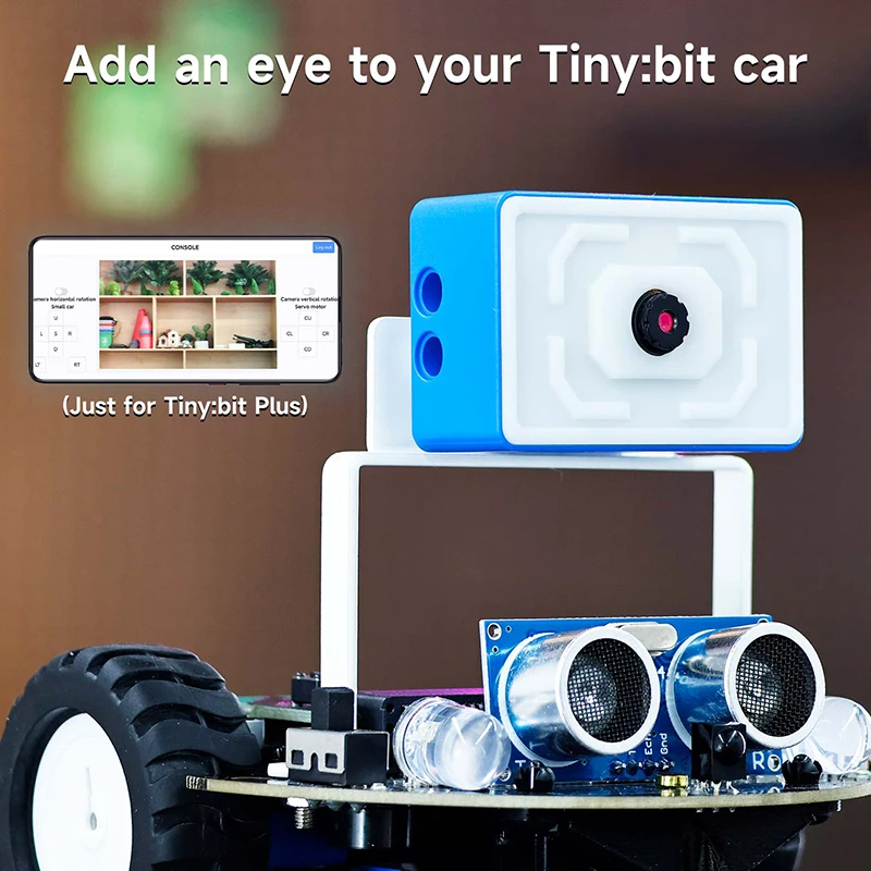 Microbit Smart AI Robot Car Kit per la programmazione dello stelo educazione progetti di apprendimento elettronico fai da te supporta il telecomando Video dell'app - immagine 3
