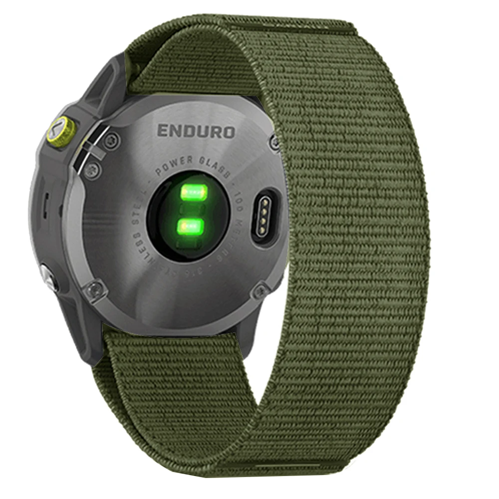 Premium Nylon Hook and Loop Strap for Smartwatches – Adjustable and Durable Watch Band Bracelet