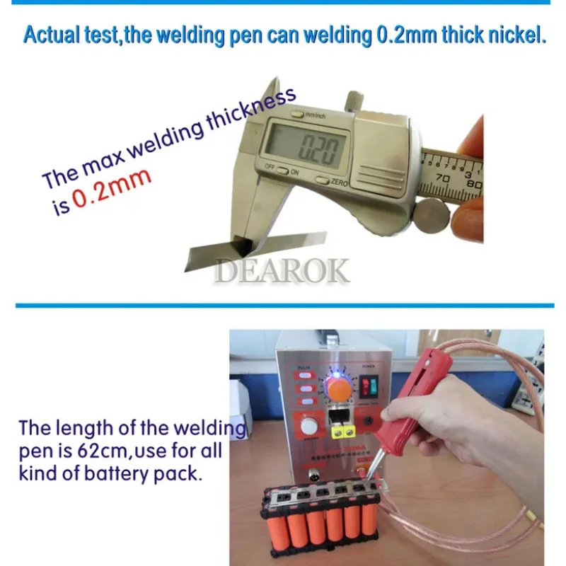 S709A High Power Spot Welder Machine & Soldering Station With Universal Welding Pen Battery Spot Welding Machine 220V 1PC
