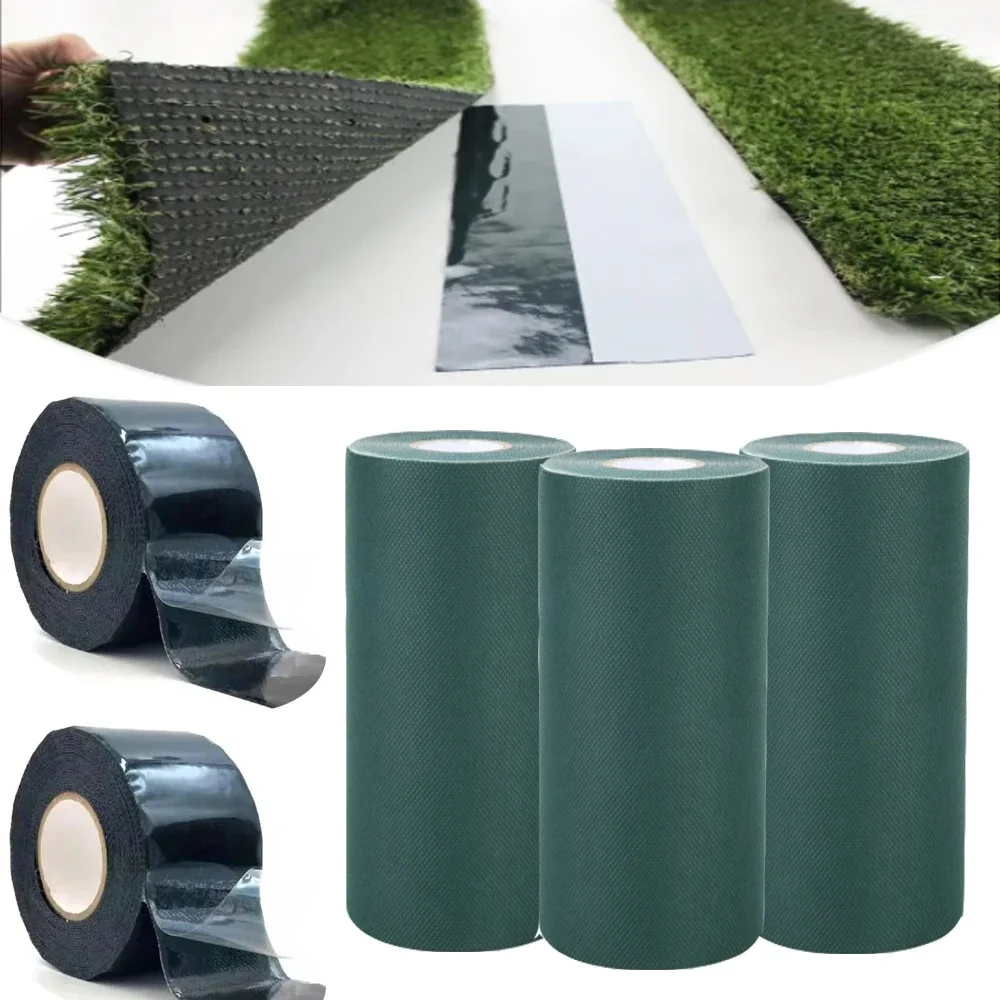Description Picture 2 of itemArtificial Grass Seam Tape for Lawn Glue-free Garden Lawn Green Tape Synthetic Lawn Grass Carpet Fixed Connection Tape