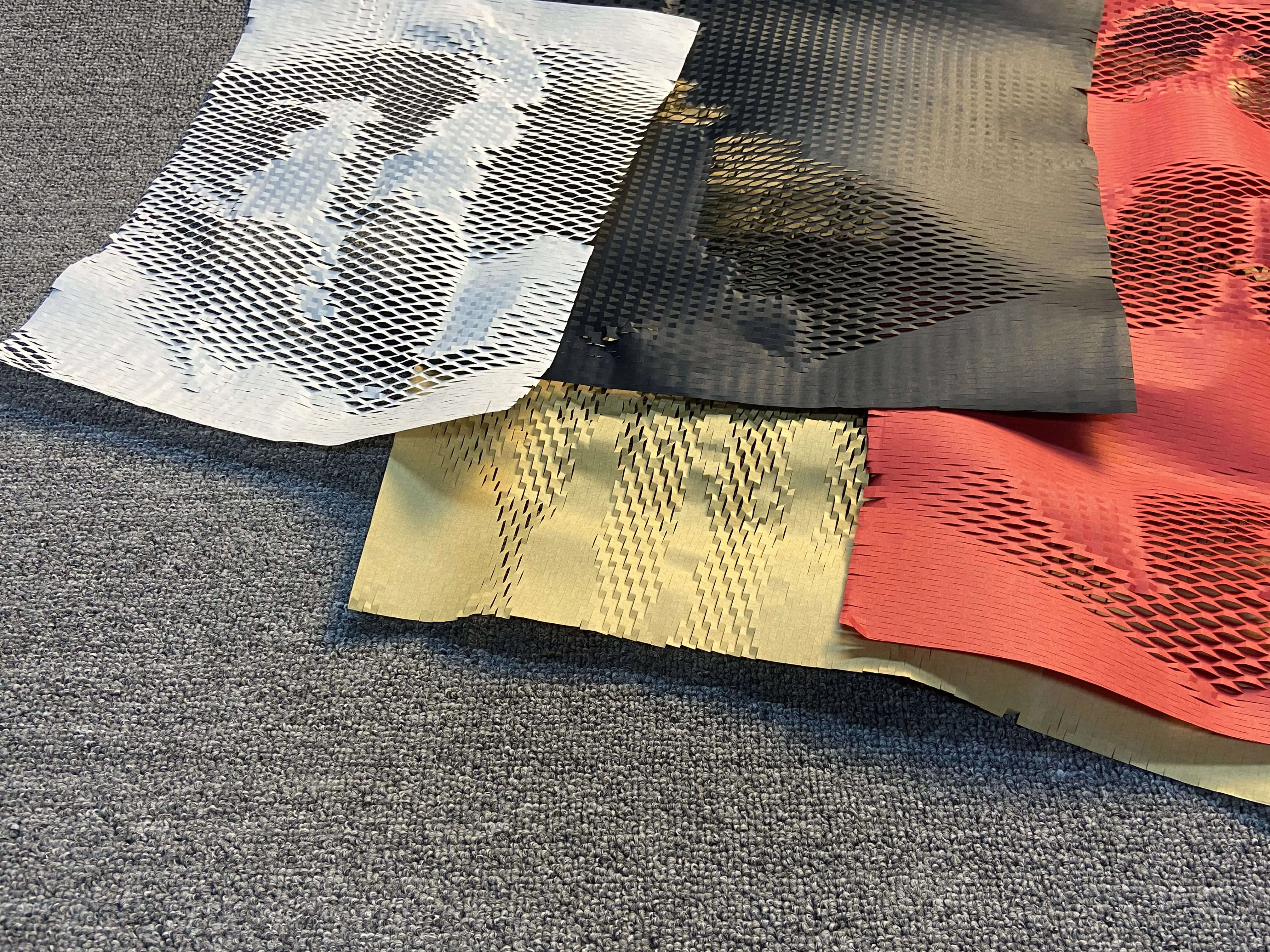 Packaging Paper Honeycomb Cushioning Wrap 38cm width 3 Meters Roll Perforated-Packing Packing & Moving