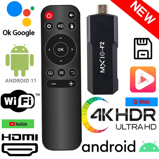 MX10 F2 Android TV Stick 6