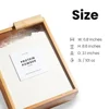 New Food Storage Box Wooden Kitchen Oatmeal Cereal Storage Barrel Bamboo Wood Grain Dispenser Food Storage Organization 5