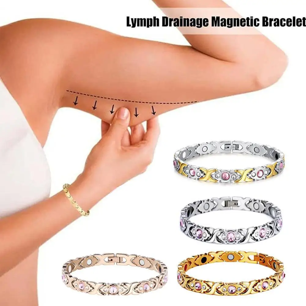 Pulseira magnética para homens e mulheres, pulseiras de terapia ...