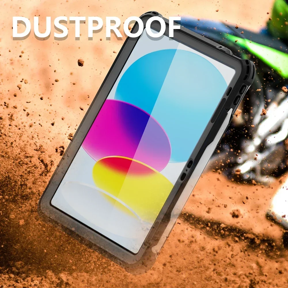 Universal Waterproof Shock-Resistant iPad Case Cover