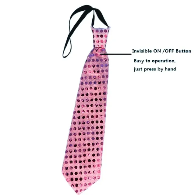 LED Sequin Tie and Light up Bow Tie 4