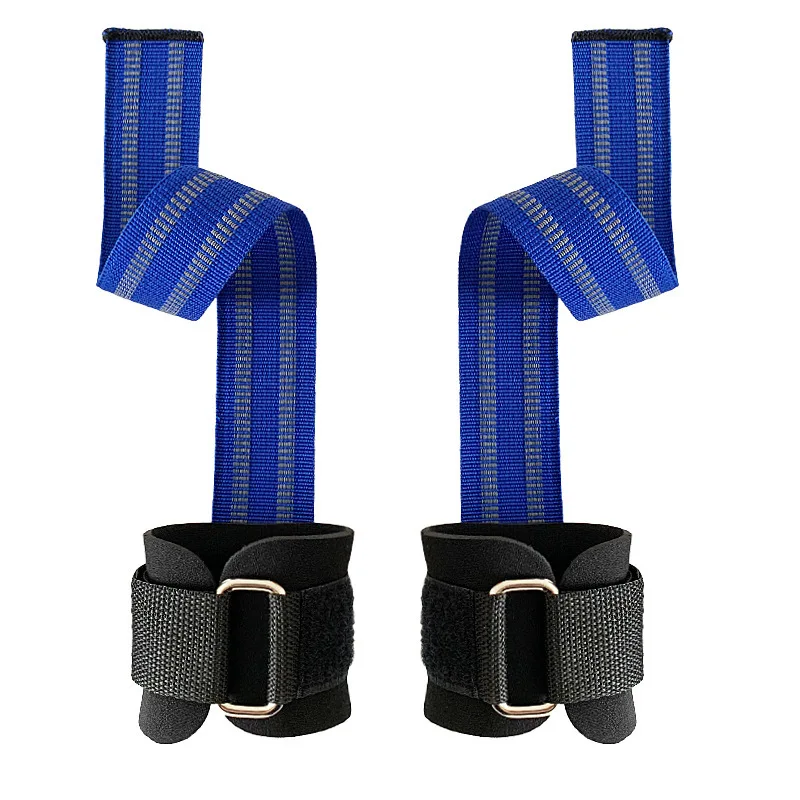 Premium Adjustable Non-Slip Weightlifting Wrist Straps with Padded Wraps