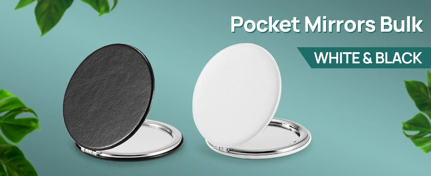 Getinbulk compact pocket mini small folding travel makeup mirror for women wife girlfriend 