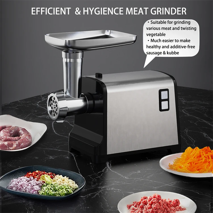 Description Picture 4 of itemLMETJMA Electric Meat Grinder Sausage Stuffer Maker Heavy Duty Meat Mincer with Stainless Steel Cutting Blade Kubbe Kit JT365