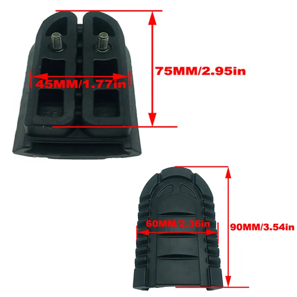 Repose-pieds Caoutchouc Noir Pour BMW R 1250 GS Adventure / R1200GS Rallye / R 1200 GS ADV / GS1200 ADV - Paire Antidérapante, Confort Et Sécurité