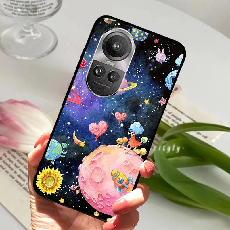 Shockproof Soft TPU Silicone Phone Cover with Cartoon Design