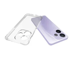 Enhanced Transparent Anti-Shock TPU Gel Case with HD Clarity for OPPO F29 Pro (Anti-Shock)