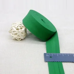 Premium Cotton Folded Bias Tape - 25mm Fabric Binding for Sewing Projects (5 Meters) (10)