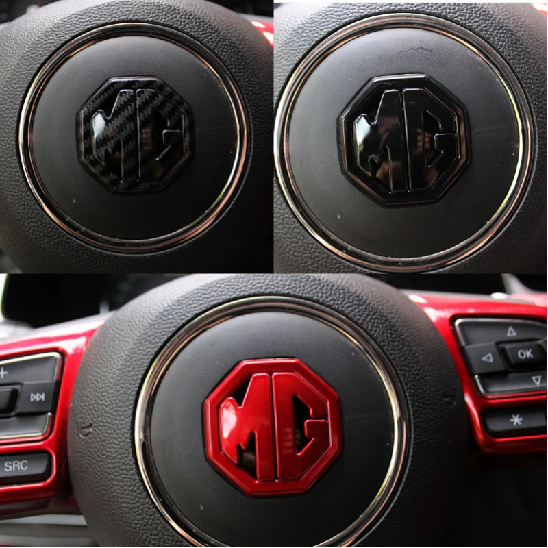 3pcs ABS Car Front Grille Emblem for Morris Garage MG ZS HS MG6 MG5 Rear  Trunk Badge Steering Wheel Logo Stickers Accessories - AliExpress