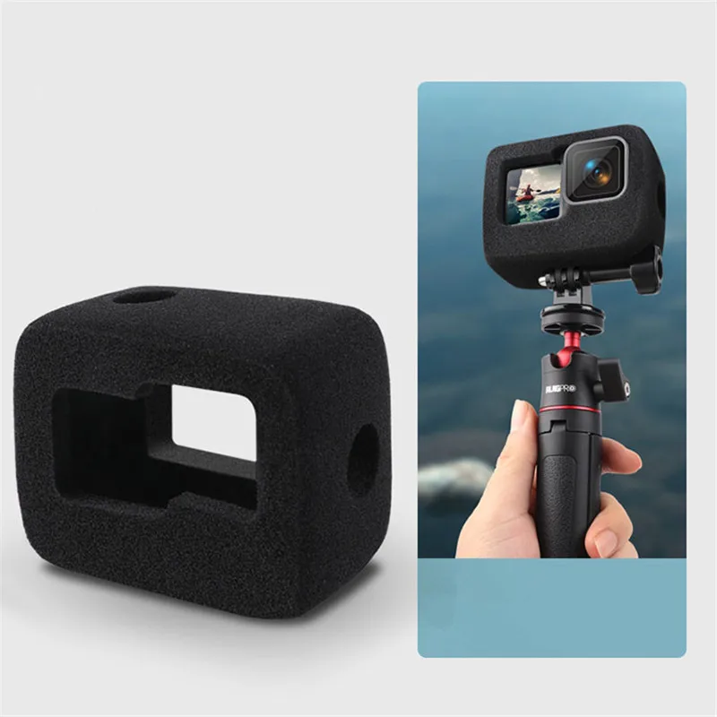 

Foam Noise Reduction Cover Case for Gopro hero 11 10 9 Foam Windscreen Black Camera Sponge protect Accessories