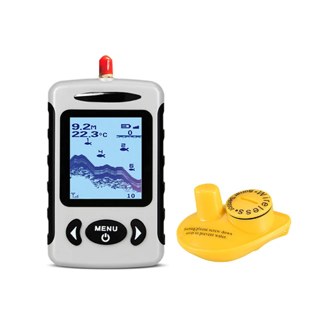 FF718-W Portable Fish Depth Finder Fishing Rods Lucky