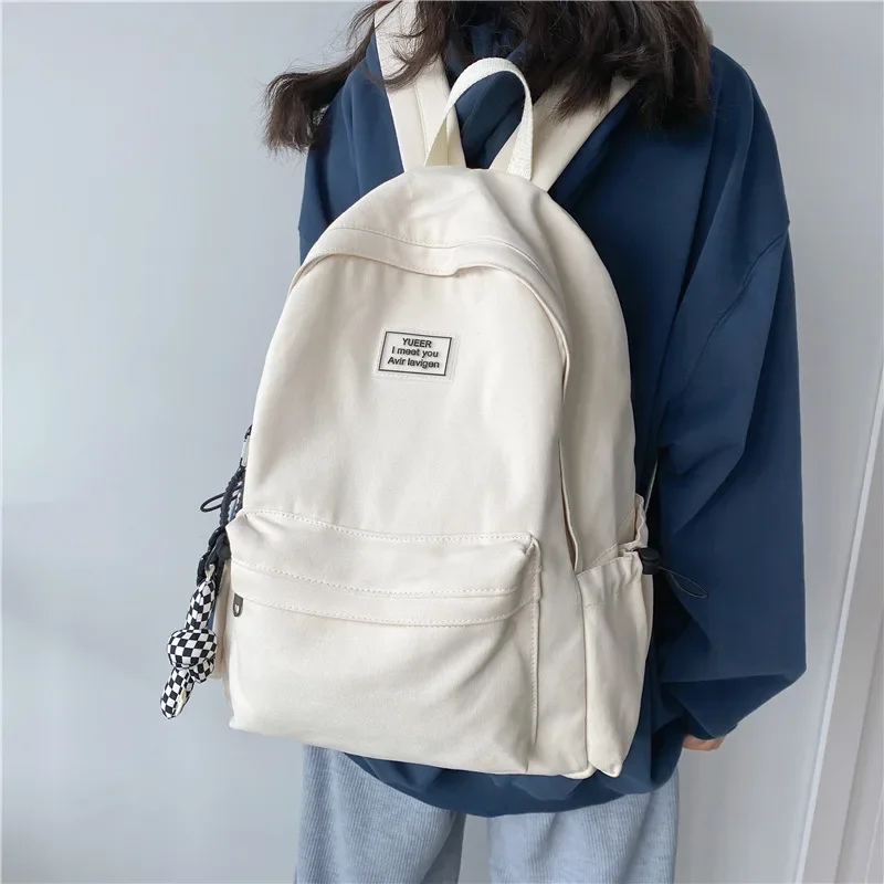 Simple Large-capacity Backpack New High School Students Campus Bag Joker Computer Bag Leisure Backpack School Bags for Girls