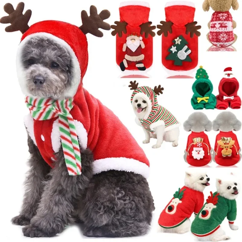 Christmas Pet Hoodie Coat 1