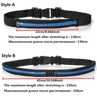 Sports Bag Running Waist Bag Pocket Running Cycling Jogging Waist Belt Pack Phone Pouch Pocket Waterproof Adjustable Gym Bag 2