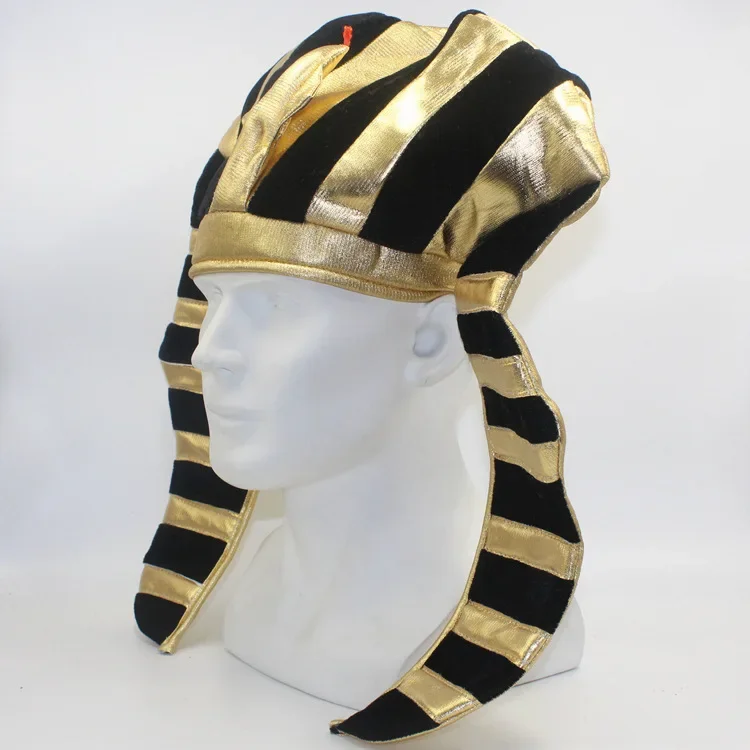 Party Hat Halloween Witch Hat Halloween Hat Lamp Halloween Easter Show Party Hat Egyptian Golden Hat Pharaoh Egyptian Pharaoh Funny Snake Head