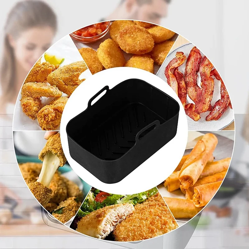 Doublures de friteuse à air en silicone pour Ninja Dual Air Fryer