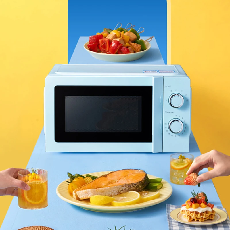 Microwave Oven 17L Capacity Knob Control Turntable Heating Household Multifunctional Microwave Oven