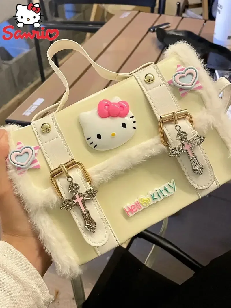 

New Cute Hellokitty Cool girl Jk Lolita One Shoulder Handheld Diagonal Straddle Bag Kawaii Girl Gift Lolita bag