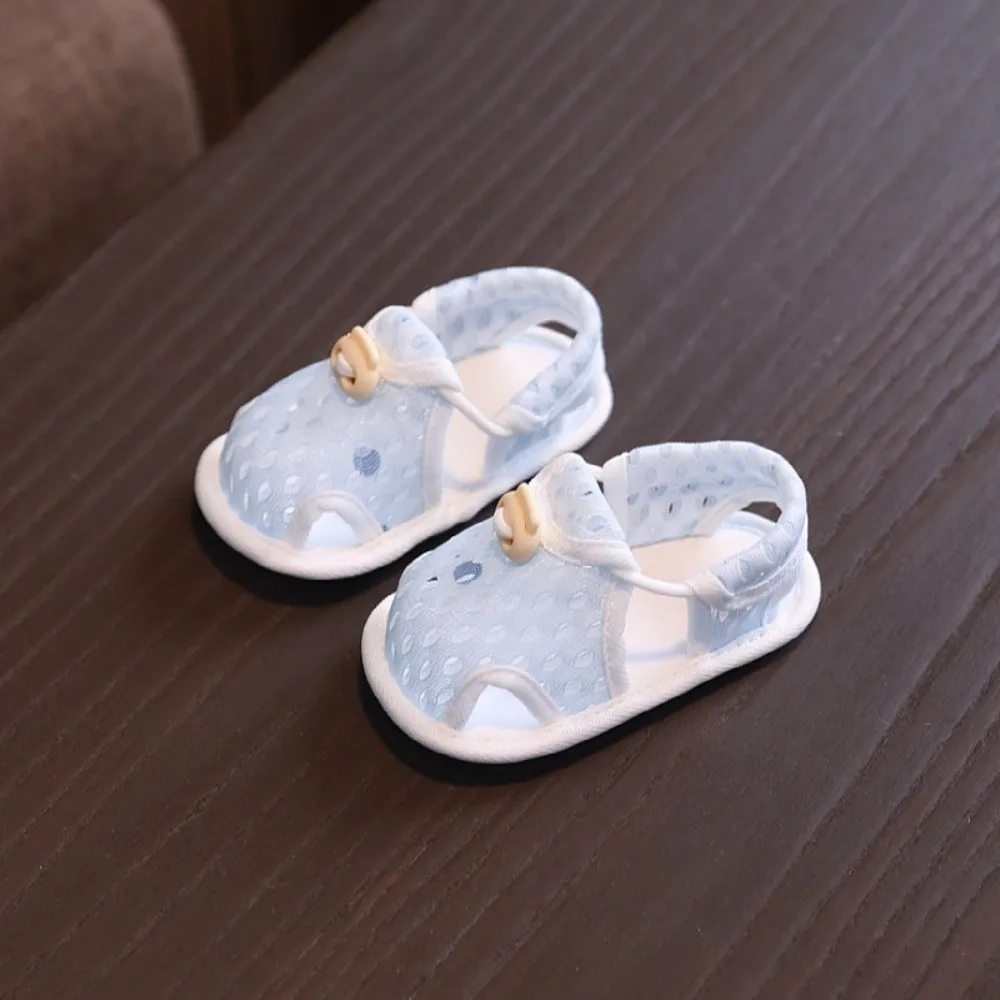 Casual Breathable Baby Shoes Soft Sole Mesh Toddler Shoes Flexible Fit Comfortable Infant Anti-slip Sandals First Walkers