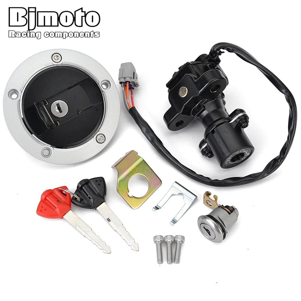 Fuel Gas Cap Ignition Switch Seat Lock with Key Kit For Suzuki 37101-40820 37101-40821 37101-40830 37101-40831 37101-40841