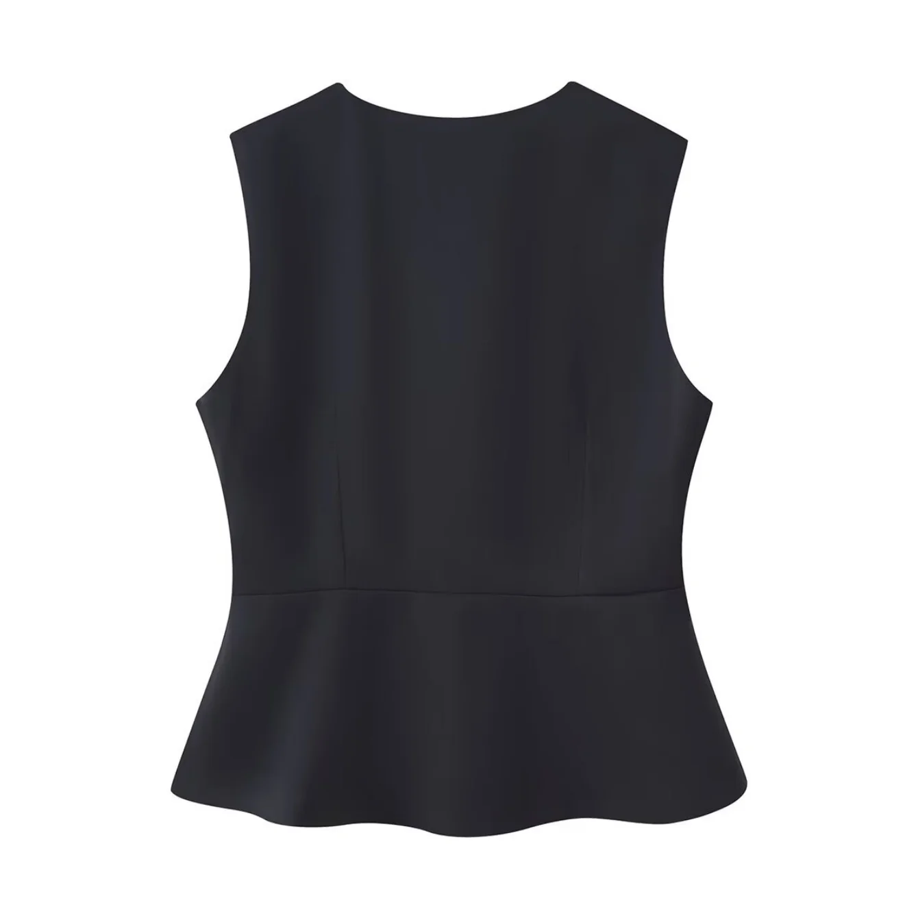 Women's Spring Autumn Daily Ol Blazers Short Vest Female Skirt Style Sleeveless Suit Vest Commuting Temperament Casual Tops