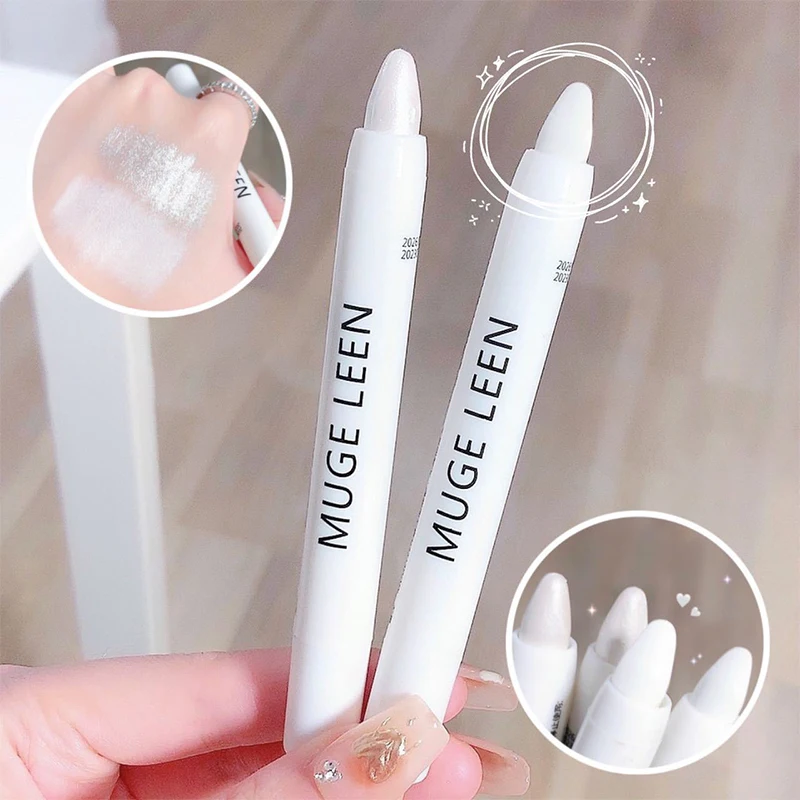 Eyeshadow Stick Brightening Flash Highlighter Pearl Matte White Eyeliner Pencil Eyes Head Waterproof Lying Silkworm Pen Cosmetic
