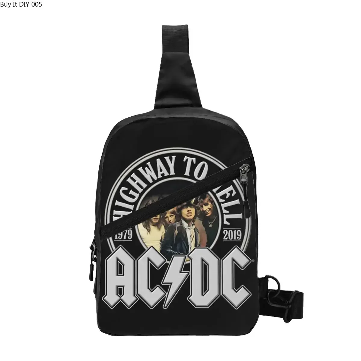 

Мужской нагрудный рюкзак с ремнем через плечо, AC DC