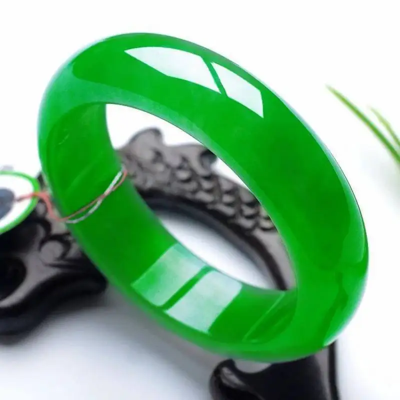 

zheru Jewelry Natural Burma Jade 54mm-62mm bracelet Exquisite Princess bracelet send girlfriend send mom
