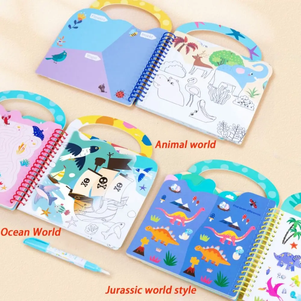 

Graffiti Water Drawing Montessori Toys Clear Water Color Reusable Water Drawing Environment Protection Kids Gifts
