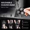 SEJOY Rechargeable Wet & Dry Use Electric Shaver Pop-up Hair Trimmer Rotary Shaving Machine Razor 5