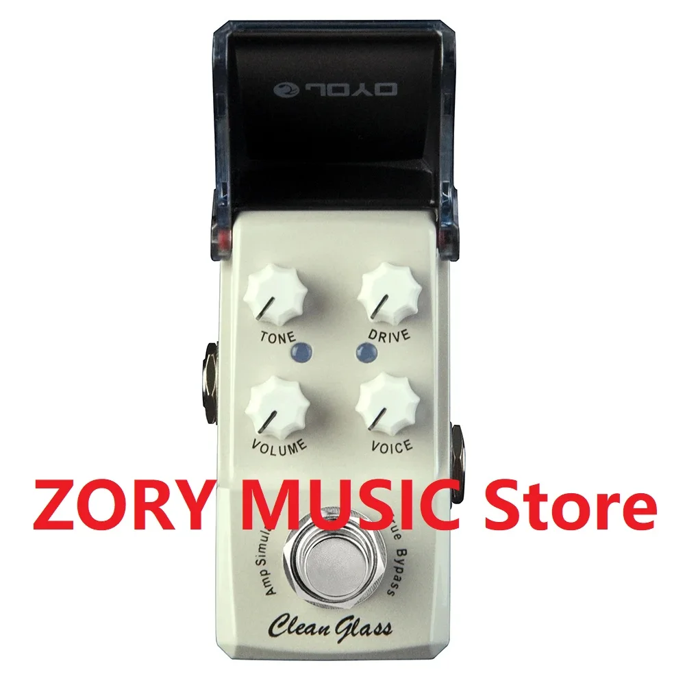 

JOYO JF-307 Clean Glass Classic Sound Simulator Guitar Pedal Overdrive Pedal Effect for Electric Guitar True Bypass voiceless