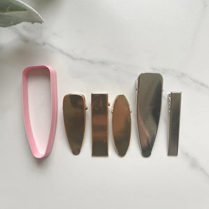 Description Picture 4 of itemSoft Pottery INS Hair Clip Polymer Clay Molds Handmade Soft Pottery Polymer Clay Cutters DIY Earring Jewelry Pendant Clay Tools