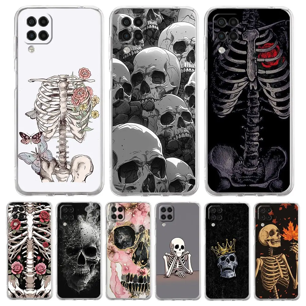 Vibrant Skull Design Pink and Purple Hard Phone Case Cover