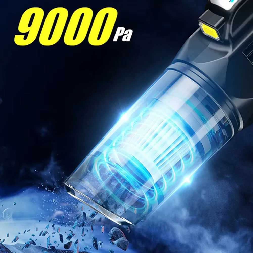 Car Mounted Cordless Vacuum Cleaner Handheld Powerful Suction Car Wireless Vacuum Cleaner 9000Pa For Car/Home Electronics