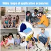 Mini Travel Mahjong Set Portable Tile Games Mini Game Set Travel Game Set No Odor Mahjong Set With Table Legs For On-The-Go 5