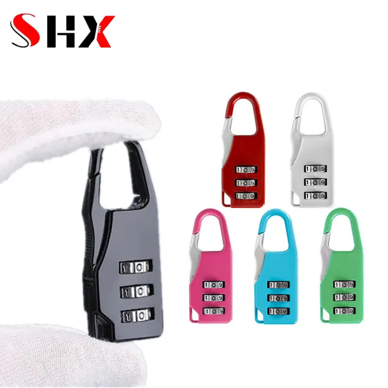 7styles 3 Mini Dial Digit Lock Numéro Code Mot De Passe Combinaison Cadenas  Sécurité Voyage Safe Lock Pour Cadenas Bagages Serrure De Gym Du 0,33 €